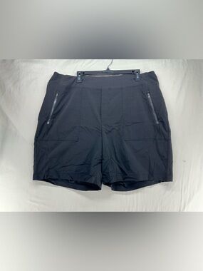 Athleta Trekkie North Bermuda Short Black Size 18 Women Pull On